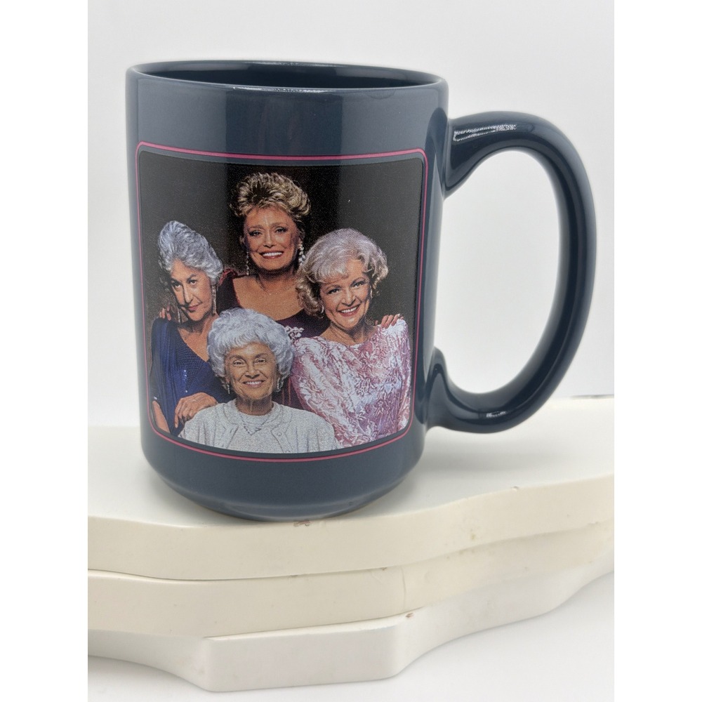 The Golden Girls Gray Ceramic Mug Dorothy Rose Blanche Sophia